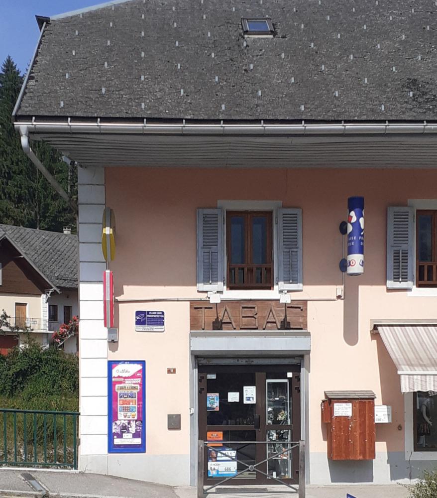 Photo facade tabac Savoie