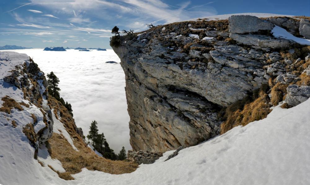 Parc régional des Bauges depuis les crêtes du Mageriaz